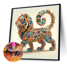 Load image into Gallery viewer, Lion cat-Partial Special Diamond-30x30cm
