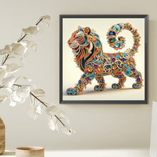 Load image into Gallery viewer, Lion cat-Partial Special Diamond-30x30cm
