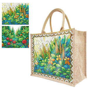 Butterfly Owl-Diamond Painting Shopping Bag(With Two Carvas)