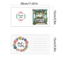 Load image into Gallery viewer, 6Pcs/Set Rainbow Garden-Diamond Greeting Cards
