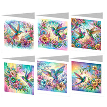 Load image into Gallery viewer, 6Pcs/Set Rainbow Garden-Diamond Greeting Cards
