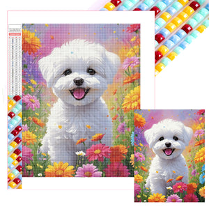 Dog-Full Square Diamond Painting-30x40cm