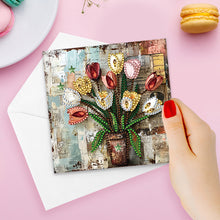 Load image into Gallery viewer, 6/8/12Pcs/Set Christmas-Diamond Greeting Cards
