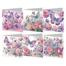 Load image into Gallery viewer, 6/8/12Pcs/Set Christmas-Diamond Greeting Cards
