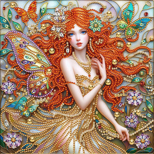 Fantasy Girl-Partial Special Diamond Painting-30x30cm