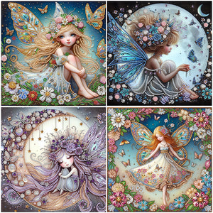 Fantasy Girl-Partial Special Diamond Painting-30x30cm