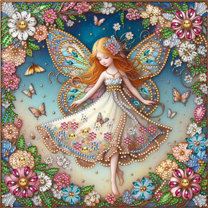 Fantasy Girl-Partial Special Diamond Painting-30x30cm