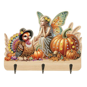 Halloween-Diamond Art Craft Wall Hooks