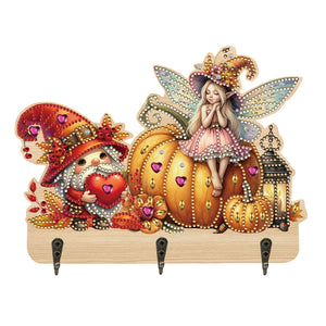 Halloween-Diamond Art Craft Wall Hooks