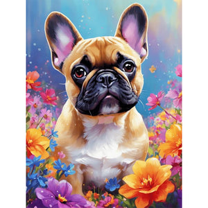 Bulldog-Full Square Diamond Painting-30x40cm