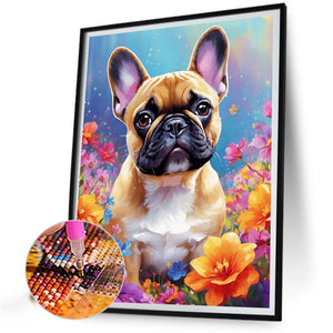 Bulldog-Full Square Diamond Painting-30x40cm