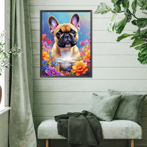 Bulldog-Full Square Diamond Painting-30x40cm