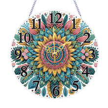 Load image into Gallery viewer, Animal-Wooden Diamond Clock Pendant
