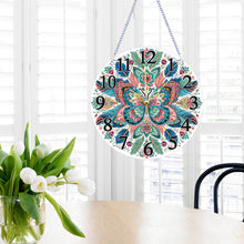 Load image into Gallery viewer, Animal-Wooden Diamond Clock Pendant
