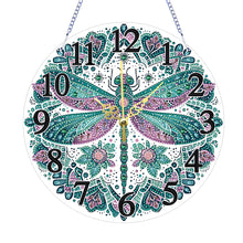 Load image into Gallery viewer, Animal-Wooden Diamond Clock Pendant
