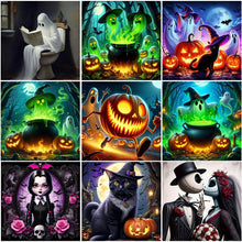 Load image into Gallery viewer, Halloween-Full Round Diamond Painting-40x40cm
