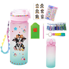 Load image into Gallery viewer, 470ml Flower Animal-DIY Diamond Painting Cup Kit Diamond Decorate Water Bottle Art
