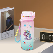 Load image into Gallery viewer, 470ml Flower Animal-DIY Diamond Painting Cup Kit Diamond Decorate Water Bottle Art
