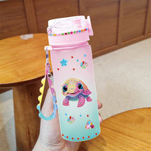 Load image into Gallery viewer, 470ml Flower Animal-DIY Diamond Painting Cup Kit Diamond Decorate Water Bottle Art
