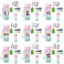 Load image into Gallery viewer, 470ml Flower Animal-DIY Diamond Painting Cup Kit Diamond Decorate Water Bottle Art
