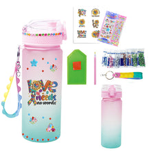 Load image into Gallery viewer, 470ml Flower Animal-DIY Diamond Painting Cup Kit Diamond Decorate Water Bottle Art
