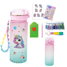 Load image into Gallery viewer, 470ml Flower Animal-DIY Diamond Painting Cup Kit Diamond Decorate Water Bottle Art
