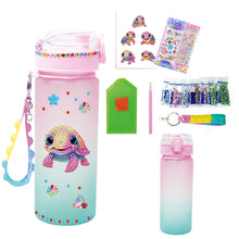 Load image into Gallery viewer, 470ml Flower Animal-DIY Diamond Painting Cup Kit Diamond Decorate Water Bottle Art
