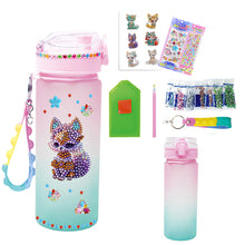 Load image into Gallery viewer, 470ml Flower Animal-DIY Diamond Painting Cup Kit Diamond Decorate Water Bottle Art
