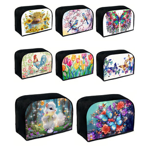 Animal-Diamond Painting Toaster Cover for Kitchen