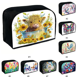 Animal-Diamond Painting Toaster Cover for Kitchen