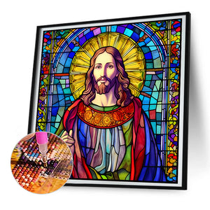 Jesus-Full Round Diamond Painting-30x30cm