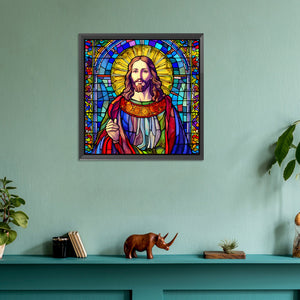 Jesus-Full Round Diamond Painting-30x30cm