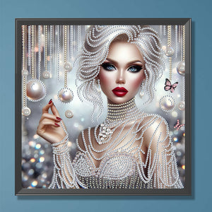 Beauty-Partial Special Diamond Painting-30x30cm