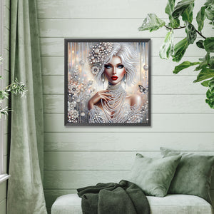 Beauty-Partial Special Diamond Painting-30x30cm