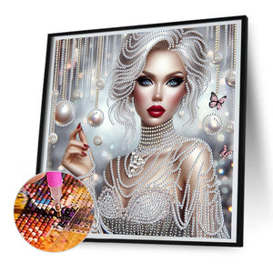 Beauty-Partial Special Diamond Painting-30x30cm