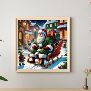 Christmas-Full Round Diamond Painting-40x40cm