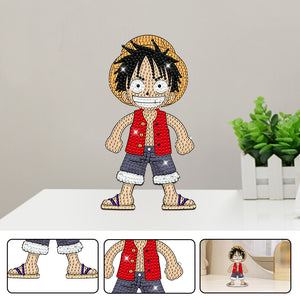 One Piece-Single Side Drill-Shaking Head Acrylic Diamond Desktop Ornament