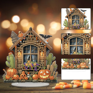 Halloween-Single Side Drill-Acrylic Diamond Desktop Ornament