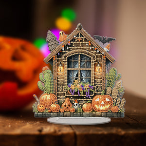 Halloween-Single Side Drill-Acrylic Diamond Desktop Ornament