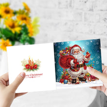 Load image into Gallery viewer, 6/8/12Pcs/Set Christmas-Diamond Greeting Cards
