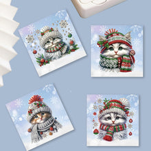 Load image into Gallery viewer, 6/8/12Pcs/Set Christmas-Diamond Greeting Cards
