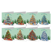 Load image into Gallery viewer, 6/8/12Pcs/Set Christmas-Diamond Greeting Cards
