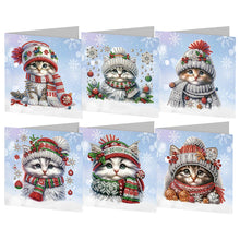 Load image into Gallery viewer, 6/8/12Pcs/Set Christmas-Diamond Greeting Cards
