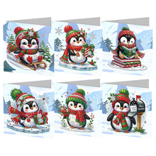 Load image into Gallery viewer, 6/8/12Pcs/Set Christmas-Diamond Greeting Cards
