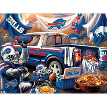 Load image into Gallery viewer, Buffalo Bills-Full Round Diamond Painting-40x30cm
