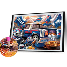 Load image into Gallery viewer, Buffalo Bills-Full Round Diamond Painting-40x30cm
