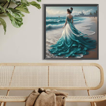 Load image into Gallery viewer, Gorgeous Skirt Girl-Full Round Diamond Painting-40x40cm
