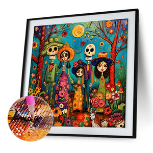 Halloween-Full Round Diamond Painting-30x30cm