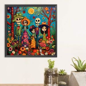 Halloween-Full Round Diamond Painting-30x30cm