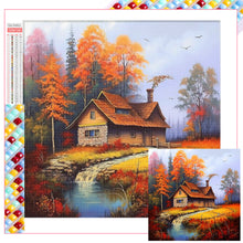 Load image into Gallery viewer, Autumn Maple Leaves-Full Square Diamond Painting-40x40cm
